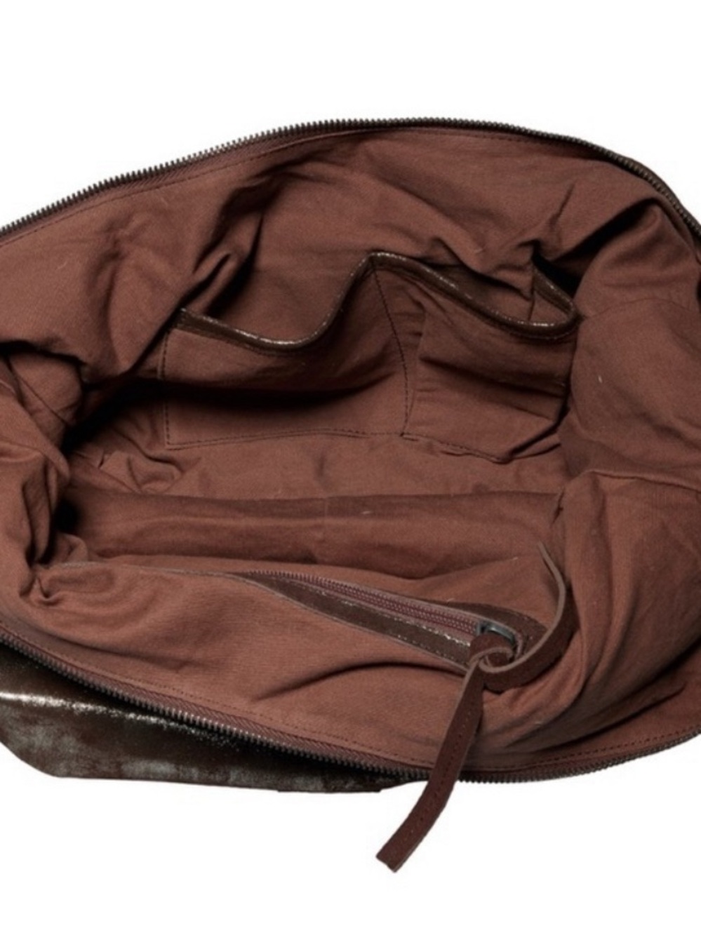 Free People We The Free Pyrite Metallic Brown Leather Sparta Sling Crossbody Bag - Picture 4 of 8